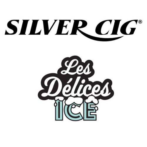 Silver cig Les délices ICE 10ml e-liquide saveur fruitée frais puff pour cigarette electronique