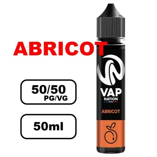 Vap nation Origin's 50ml e-liquide flacon mono arôme pour cigarette electronique au bureau de tabac- abricot