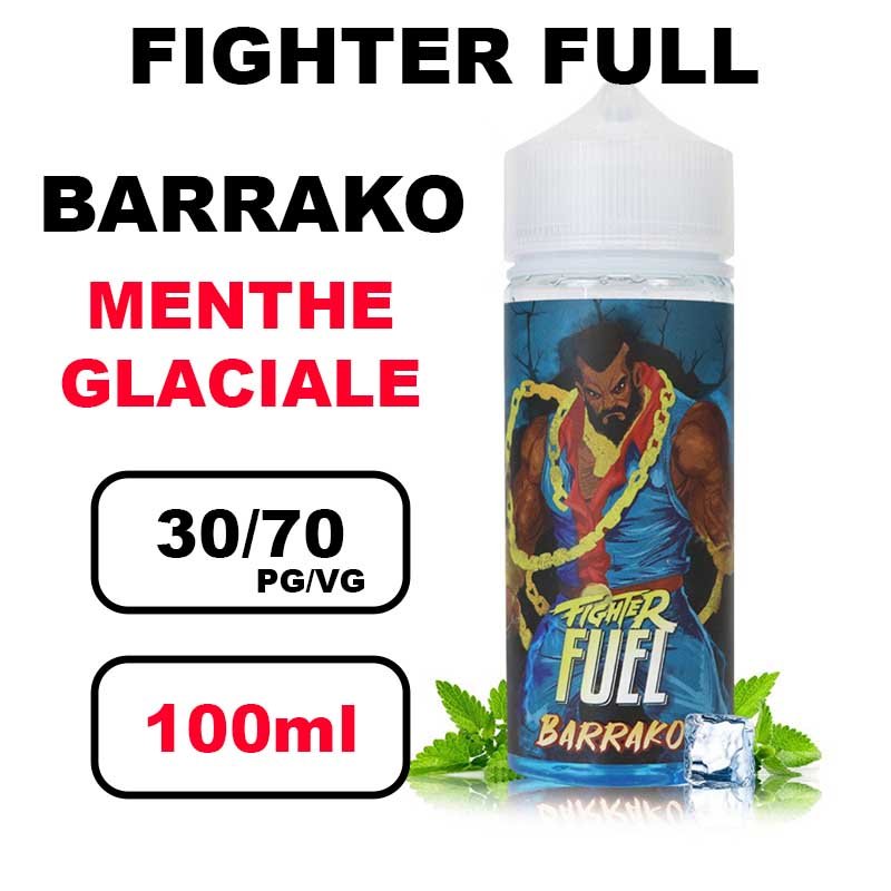 Fighter Fuel 100ml E-liquide épais à booster gros nuage pour cigarette electronique- barrako