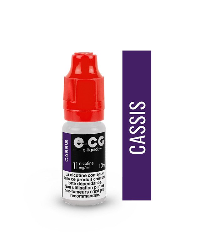 E-cg vap 10ml e-liquide saveur mono arômes - cassis