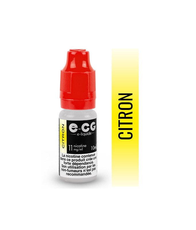 E-cg vap 10ml e-liquide saveur mono arômes - citron
