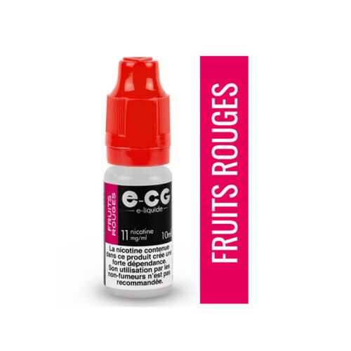 E-cg vap 10ml e-liquide saveur mono arômes - fruit rouges