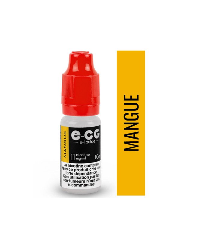E-cg vap 10ml e-liquide saveur mono arômes - mangue