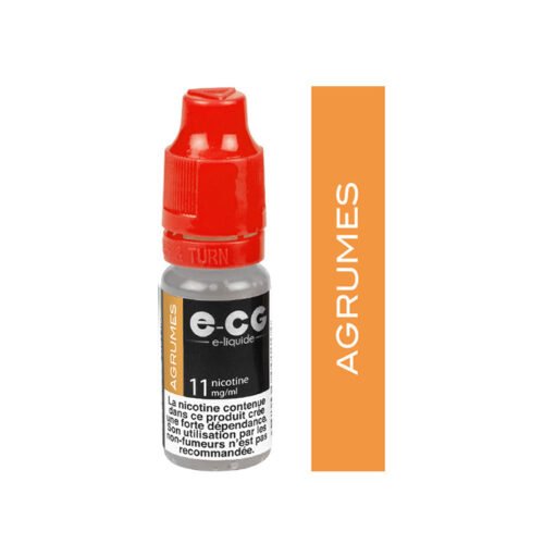 E-cg vap 10ml e-liquide saveur mono arômes - agrumes