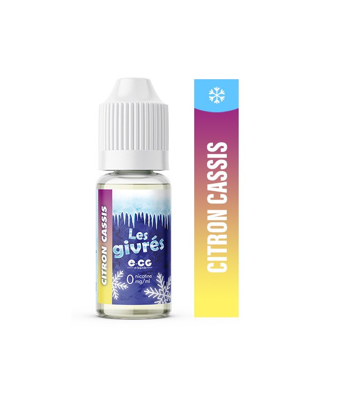 E-cg vap Les Givrées 10ml e-liquide saveur fruité frais bon marché buraliste- ctrion-cassis