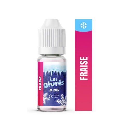 E-cg vap Les Givrées 10ml e-liquide saveur fruité frais bon marché buraliste- fraise