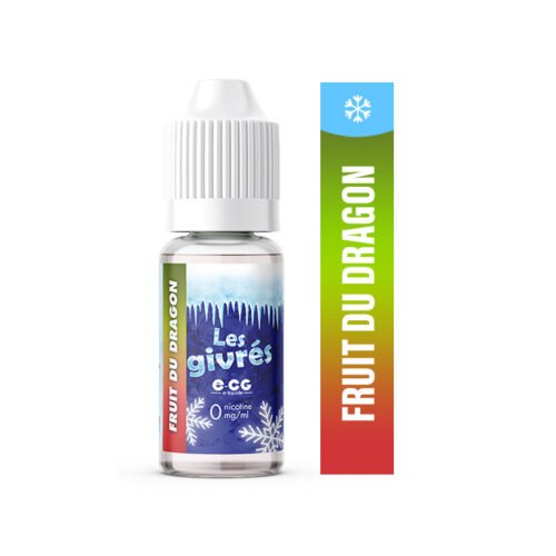 E-cg vap Les Givrées 10ml e-liquide saveur fruité frais bon marché buraliste- fruit-du-dragon