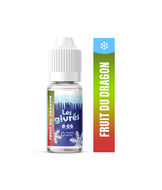 E-cg vap Les Givrées 10ml e-liquide saveur fruité frais bon marché buraliste- fruit-du-dragon
