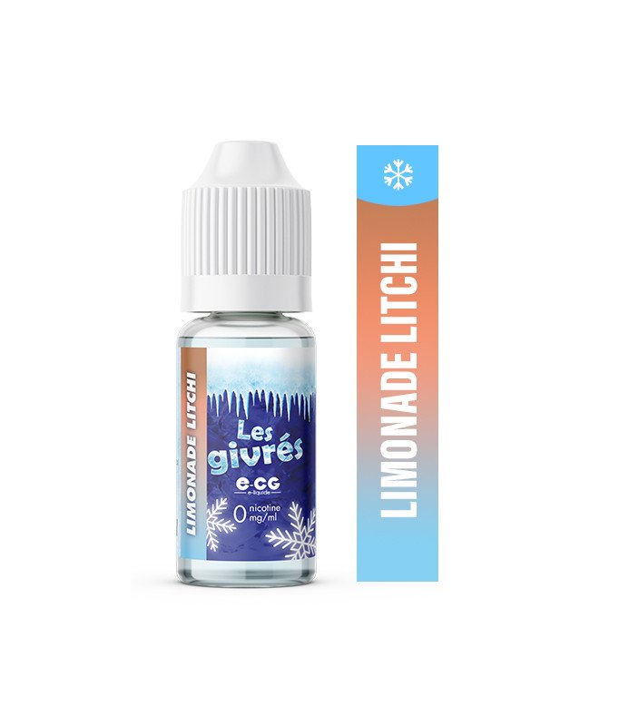 E-cg vap Les Givrées 10ml e-liquide saveur fruité frais bon marché buraliste-limonade-litchi
