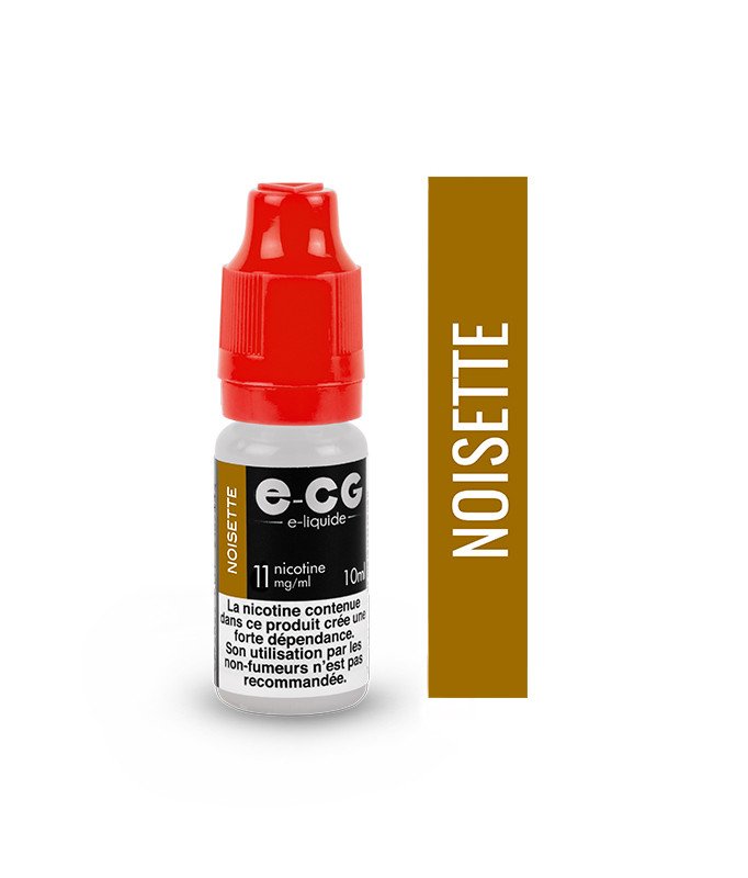 E-cg vap 10ml e-liquide saveur mono arômes - noisette