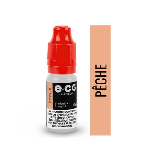 E-cg vap 10ml e-liquide saveur mono arômes - peche
