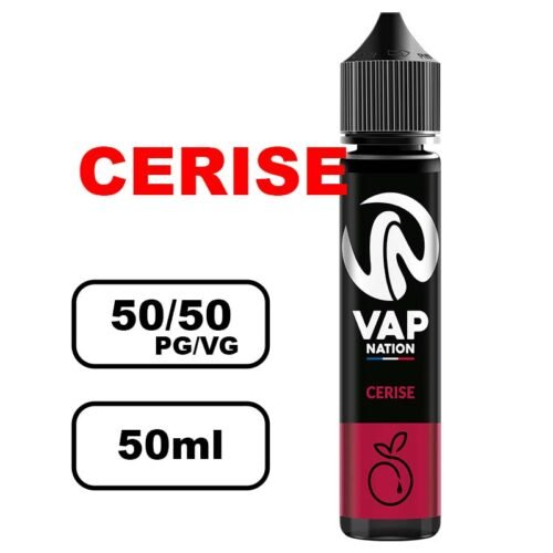 Vap nation Origin's 50ml e-liquide flacon mono arôme pour cigarette electronique au bureau de tabac- cerise