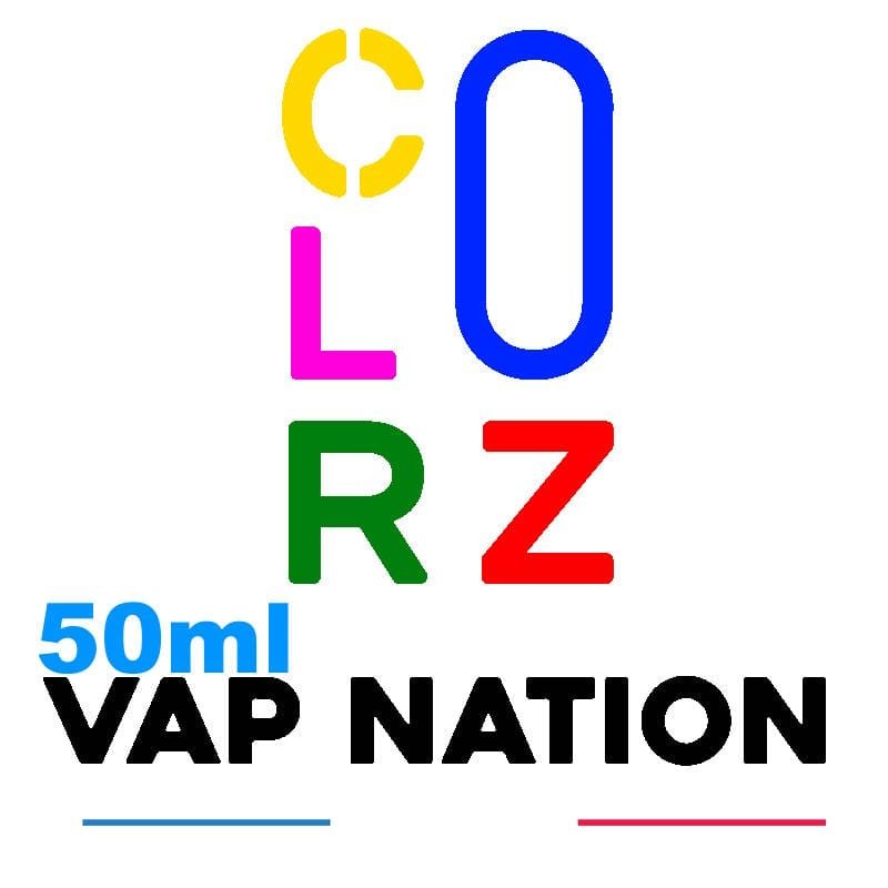 Vap nation Colorz 50ml e-liquide fruité pour cigarette electronique au shop vape