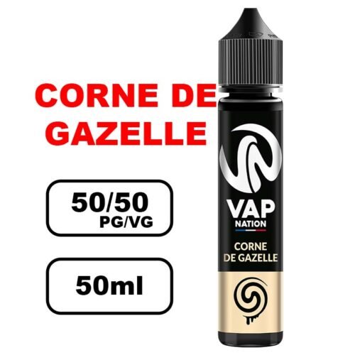 Vap nation Origin's 50ml e-liquide flacon mono arôme pour cigarette electronique au bureau de tabac- corne de gazelle