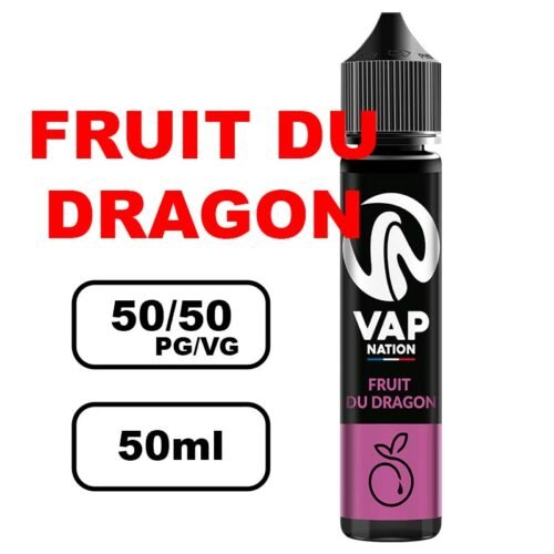 Vap nation Origin's 50ml e-liquide flacon mono arôme pour cigarette electronique au bureau de tabac- fruit du dragon
