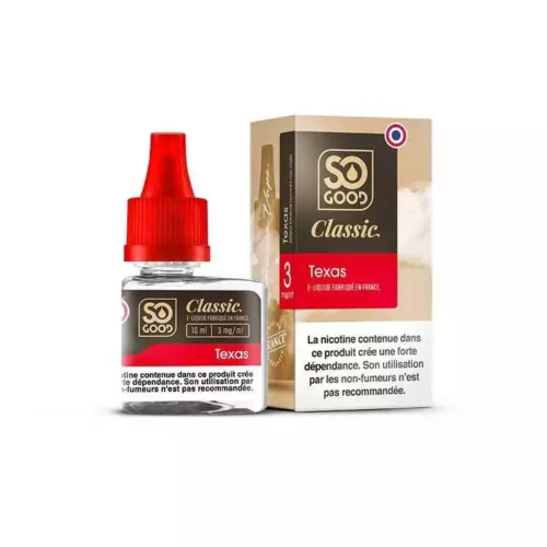 so good eliquide 10ml bureau de tabac texas