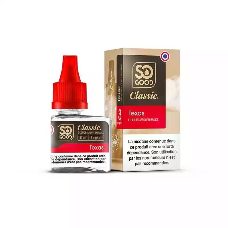 so good eliquide 10ml bureau de tabac texas