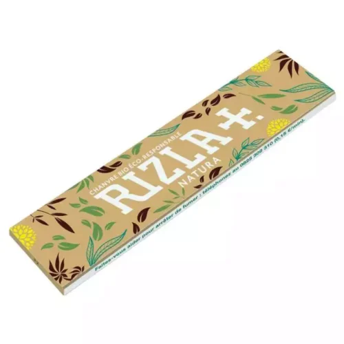 Papier RIZLA slim Natura longue non blanchi x32 feuilles à rouler pour votre tabac