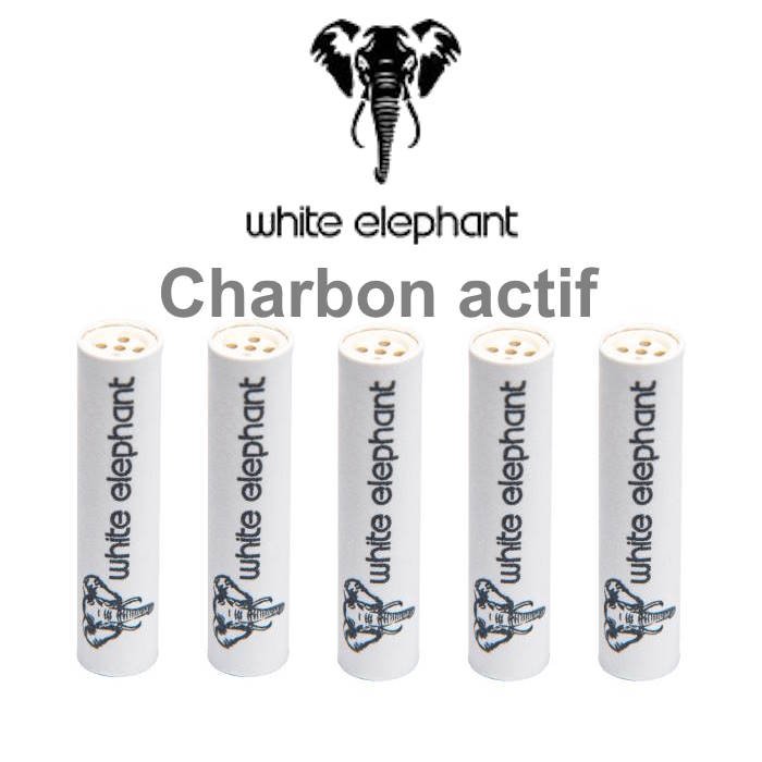 WHITE ELEPHANT Filtre pipe charbon actif anti goudron impureté