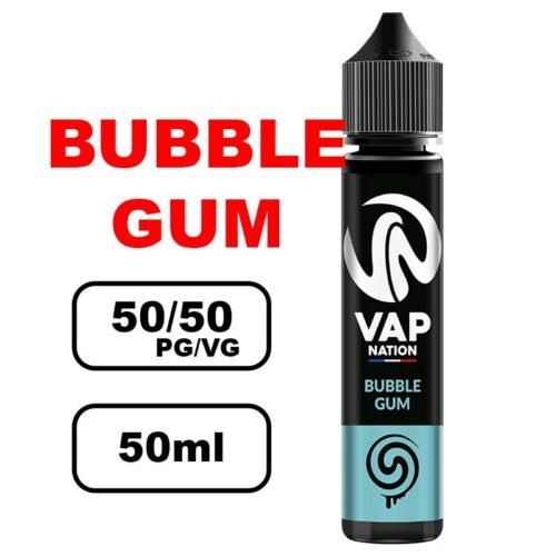 Vap nation Origin's 50ml e-liquide flacon mono arôme pour cigarette electronique au bureau de tabac- gum