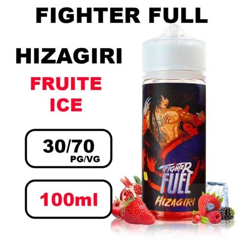 Fighter Fuel 100ml E-liquide épais à booster gros nuage pour cigarette electronique- hizagiri