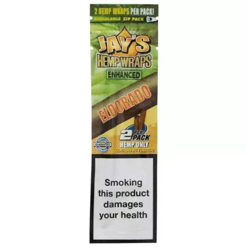 JUICY JAYS eldorado blunt Wraps chanvre naturel aromatisé sans tabac - x2 feuilles parfumées saveur fruitée pas cher