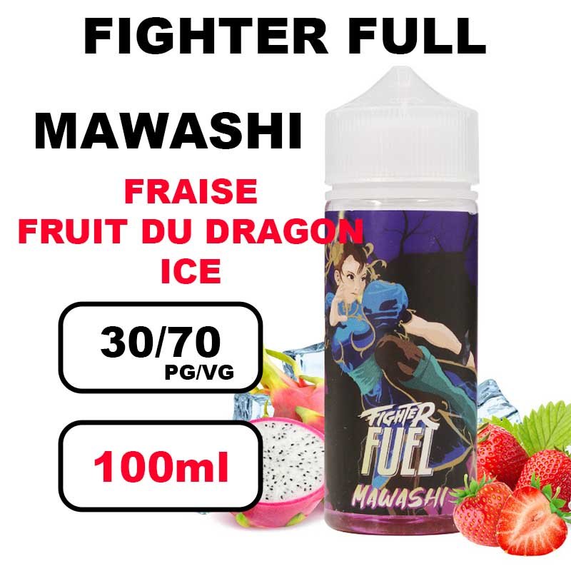Fighter Fuel 100ml E-liquide épais à booster gros nuage pour cigarette electronique- mawashi