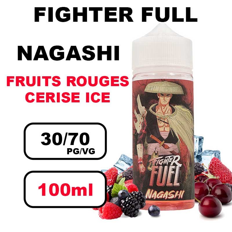Fighter Fuel 100ml E-liquide épais à booster gros nuage pour cigarette electronique- nagashi