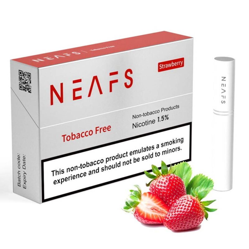 NEAFS Sticks granulés nicotinés 1.5% sans tabac compatible IQOS avec lame chauffante HNB x20 bâtonnets