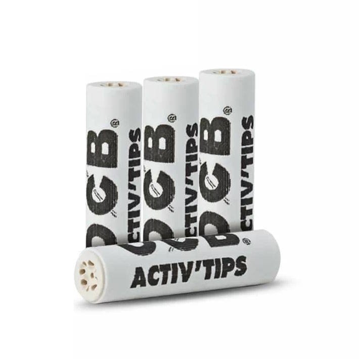 OCB Activ Tips Filtres Charbon Actif - Filtration Anti-Goudron et nicotine tabac