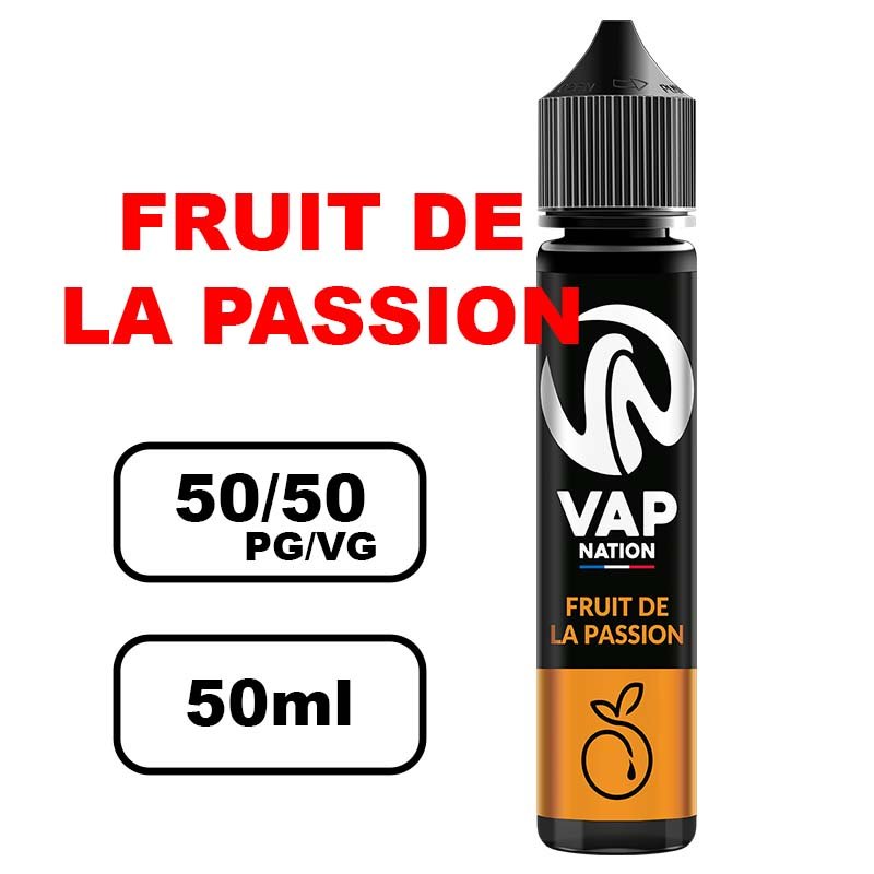 Vap nation Origin's 50ml e-liquide flacon mono arôme pour cigarette electronique au bureau de tabac- fruit de la passion