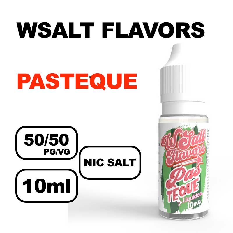 Liquideo Wsalt flavors 10ml E-liquide aux Sels de Nicotine pour Vape Douce et Intense- pasteque