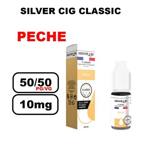 Silver cig classic 10ml saveur mono au bureau de tabac- peche
