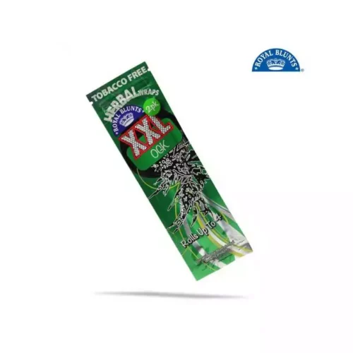 ROYAL BLUNTS XXL ogk Papier Wraps hemp bio aromatisé sans tabac - x2 feuilles parfumées saveur fruitée pas cher