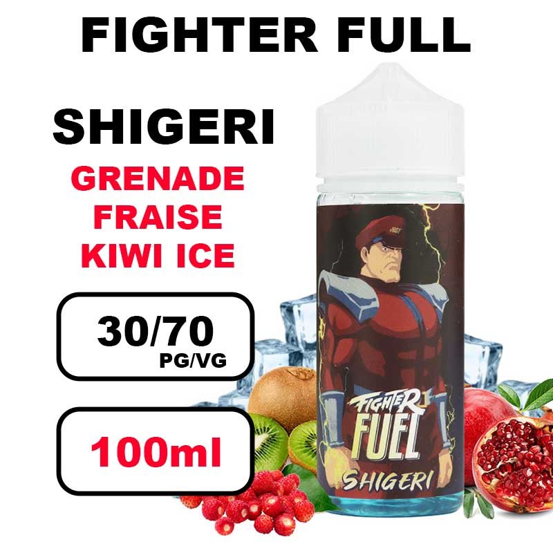 Fighter Fuel 100ml E-liquide épais à booster gros nuage pour cigarette electronique- shigeri