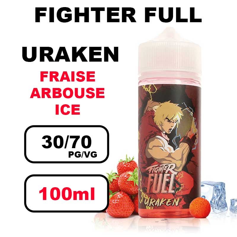 Fighter Fuel 100ml E-liquide épais à booster gros nuage pour cigarette electronique- uraken