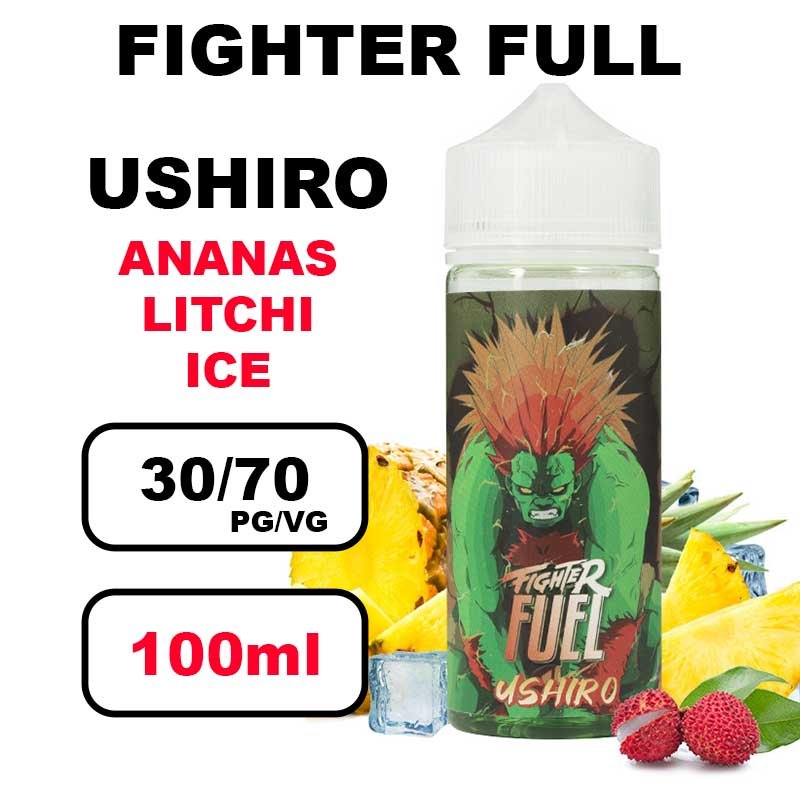 Fighter Fuel 100ml E-liquide épais à booster gros nuage pour cigarette electronique- ushiro