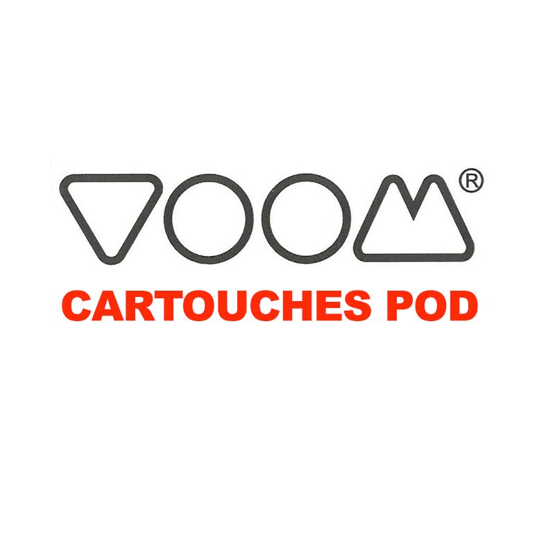 Voom x2 cartouches puff 2ml e-liquide pré-rempli sans fuite