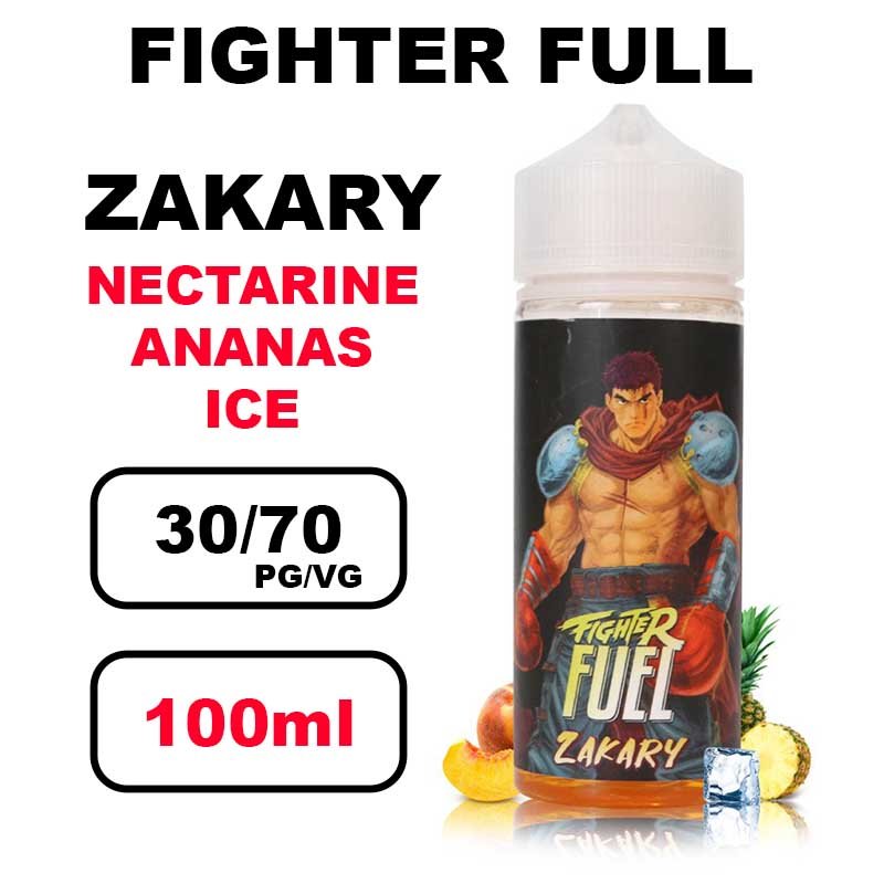 Fighter Fuel 100ml E-liquide épais à booster gros nuage pour cigarette electronique- zakary