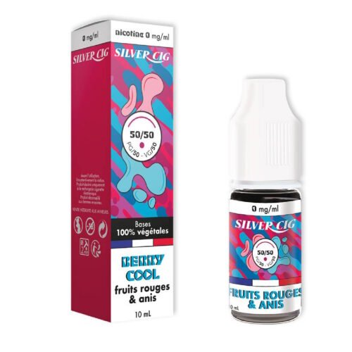 Silver cig 50/50 10ml berry cool fruits rouges anis