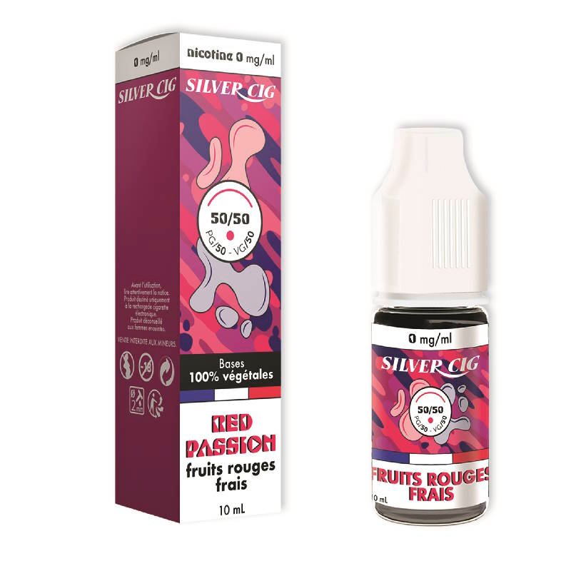 Silver cig 50/50 10ml red passion fruits rouges frais