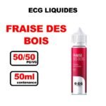 E-cg Les incontournable e-liquide 0mg 50ml- fraise des bois
