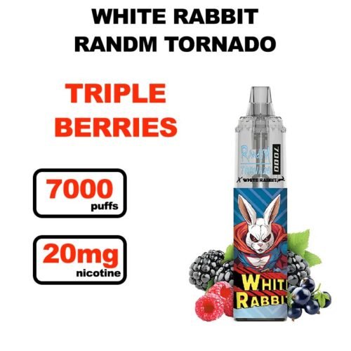 Tornado 7000 20mg Fumot White Rabbit- triple berries