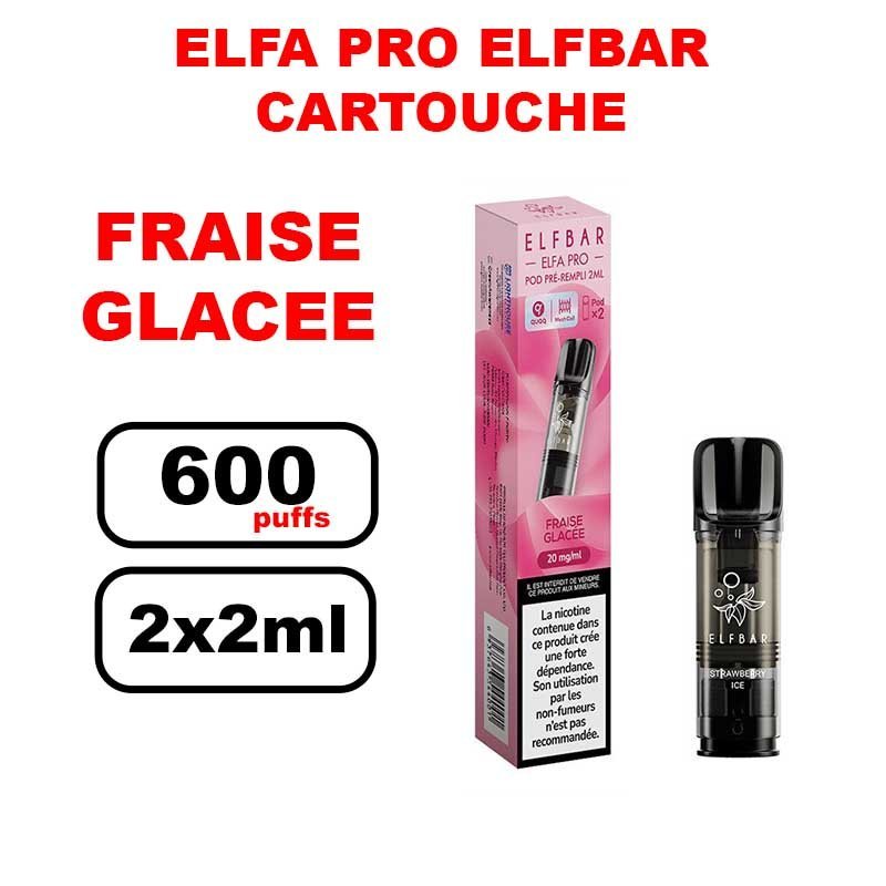 Cartouches ELFA Pro Elfbar 2ml x2