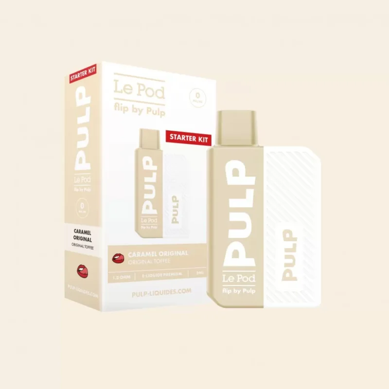 Le Pod Flip by pulp Starter kit Cigarette Électronique compact léger et Design