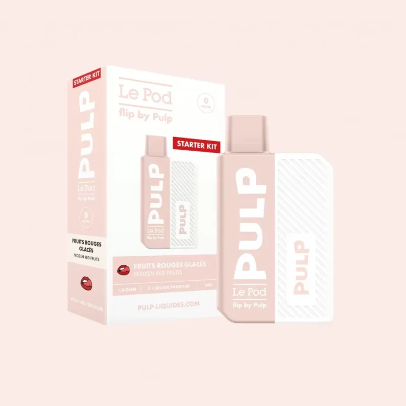 Le Pod Flip by pulp Starter kit Cigarette Électronique compact léger et Design