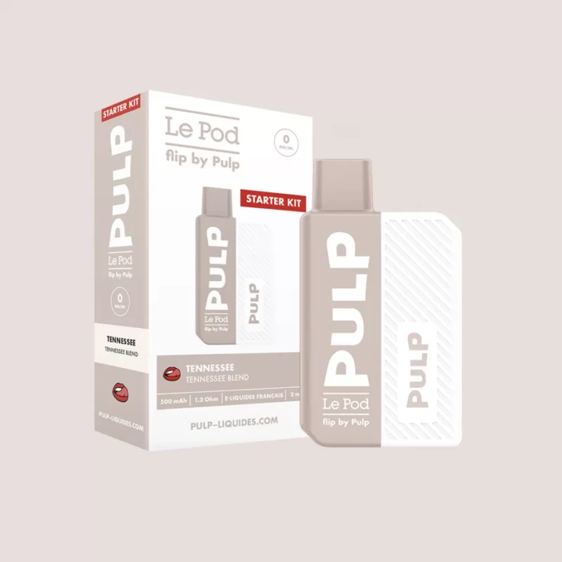 Le Pod Flip by pulp Starter kit Cigarette Électronique compact léger et Design