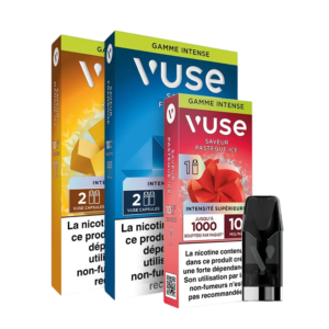 VUSE 1000 puffs capsule reloaded Recharges Gamme Intense