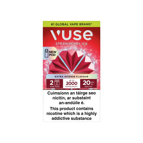 VUSE 1000 puffs capsule reloaded Recharges Gamme Intense