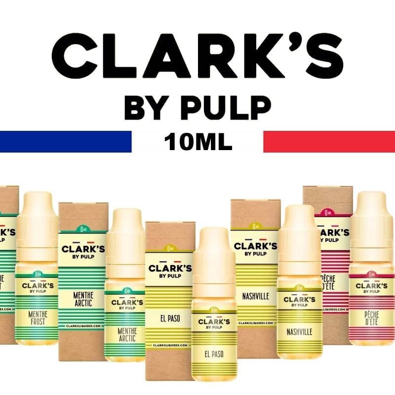 Clarks by Pulp 10ml E-liquide cigarette electronique au bureau de tabac